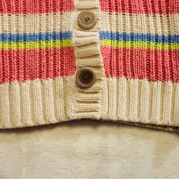 Baby Gap Colorful Striped Kids Hooded Cardigan 24 month/2T EUC - Picture 5 of 11